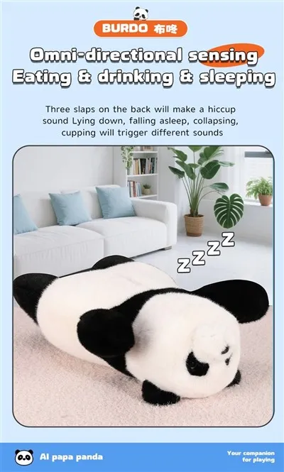 BURDO AI Panda - Budućnost interaktivnih plišanih igračaka Upoznajte novog najboljeg prijatelja vašeg djeteta: BURDO AI Panda 🤖🐼