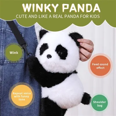 Trepćuća Panda Talking Plišana igračka